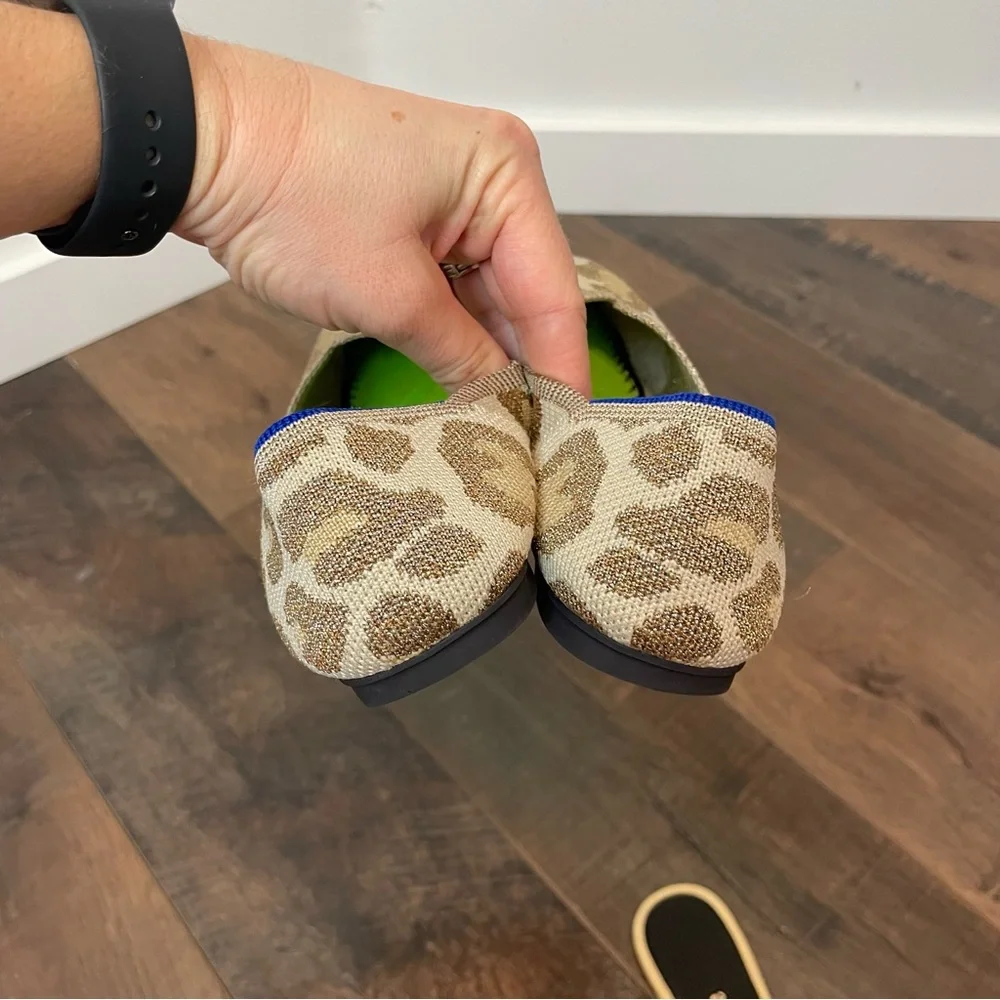 Rothy’s Shimmer Cat Patter Flats Size 7 *FLAWS - Picture 4 of 5